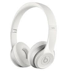 TECNOSHOP Beats Solo 2 cuffie a padiglione bluetooth per iPhone, iPod, iPad bianco